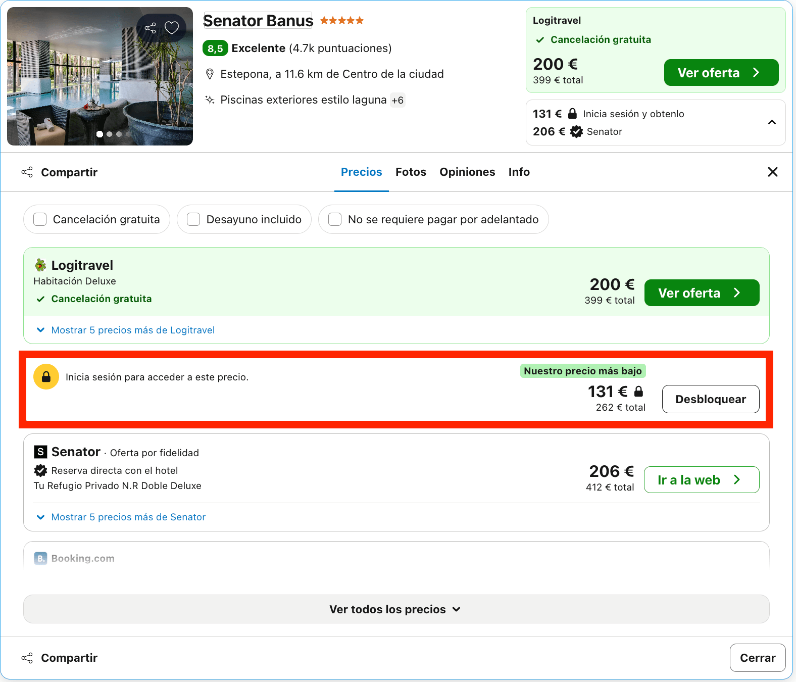 Septiembre de lujo en la Costa del Sol: hotel 5* cerca de la playa desde 65€ p.p./noche