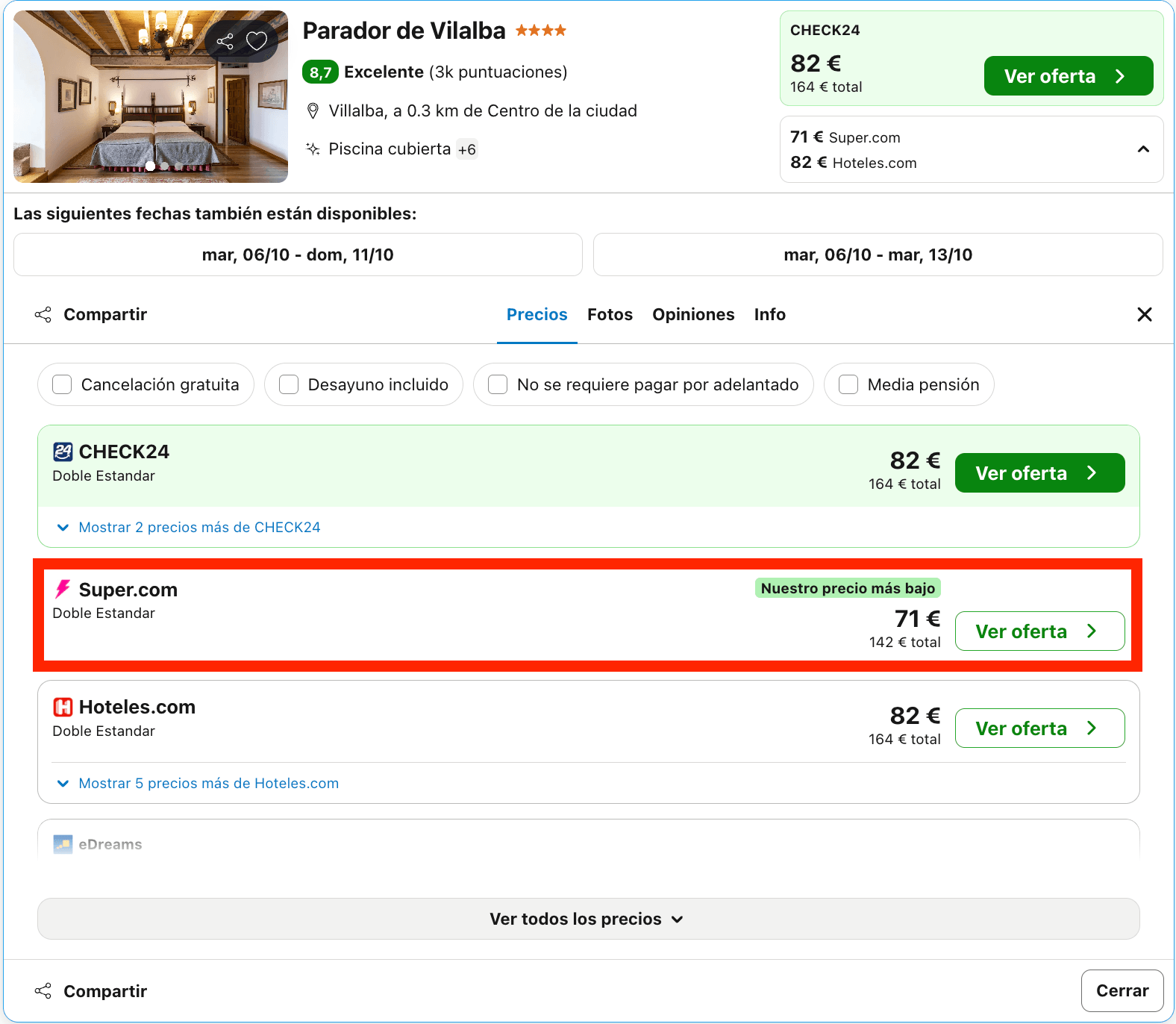 Parador situado en un torreón medieval que ofrece una experiencia única desde 35€ p.p./noche
