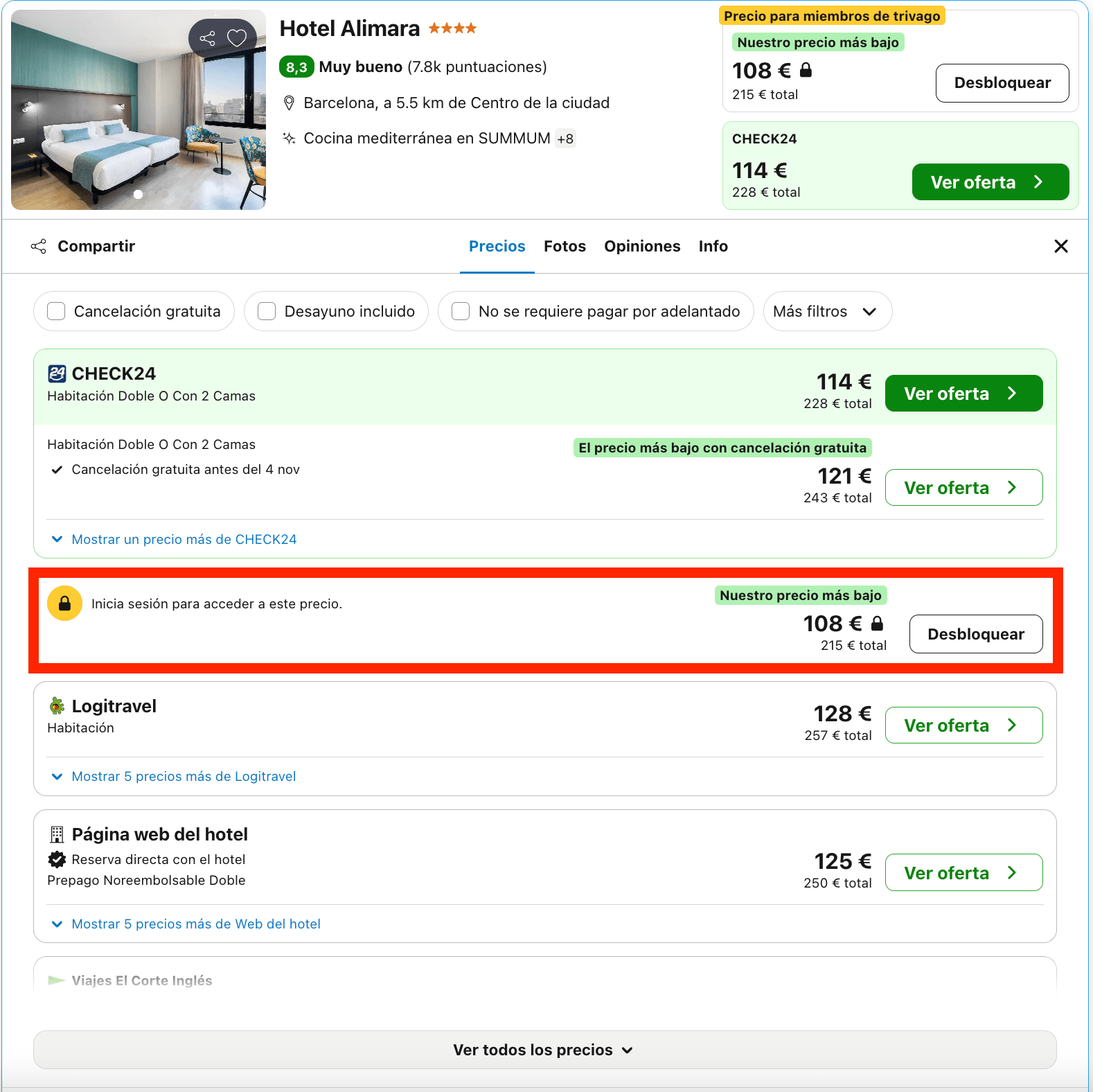 Fin de semana en Barcelona: moderno hotel 4* desde 54€ p.p./noche