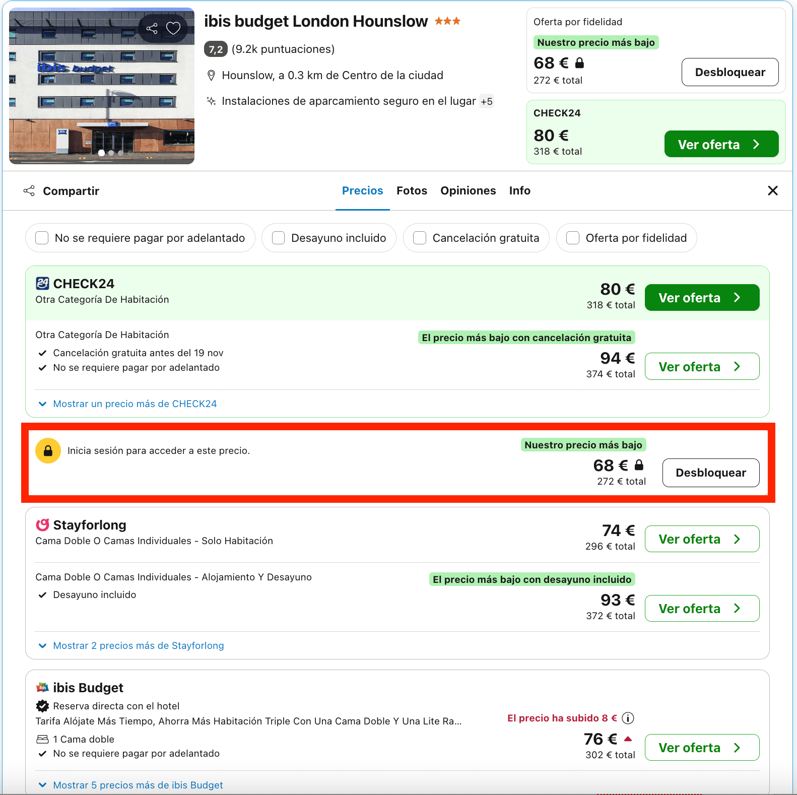 4 noches en un hotel de Londres con vuelos incluidos desde 169€ p.p.