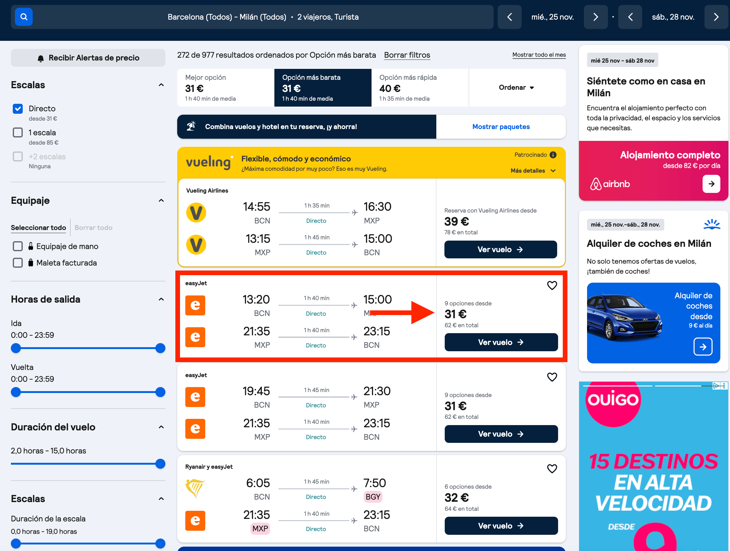 Milán: vuelos + 3 noches en un magnífico aparthotel 4* en el centro desde 210€ p.p.