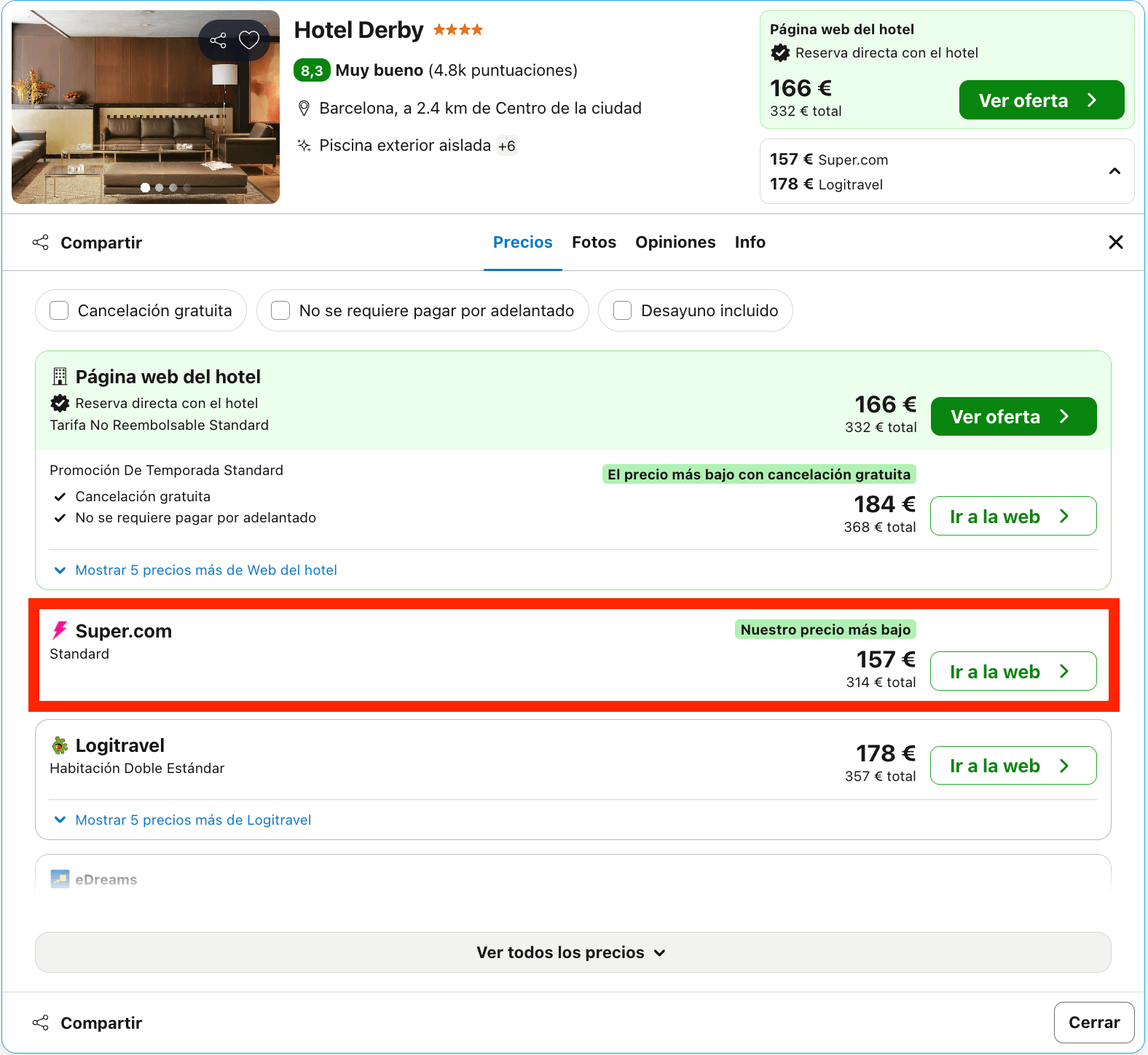 Fin de semana en Barcelona: hotel 4* desde 78€ p.p./noche