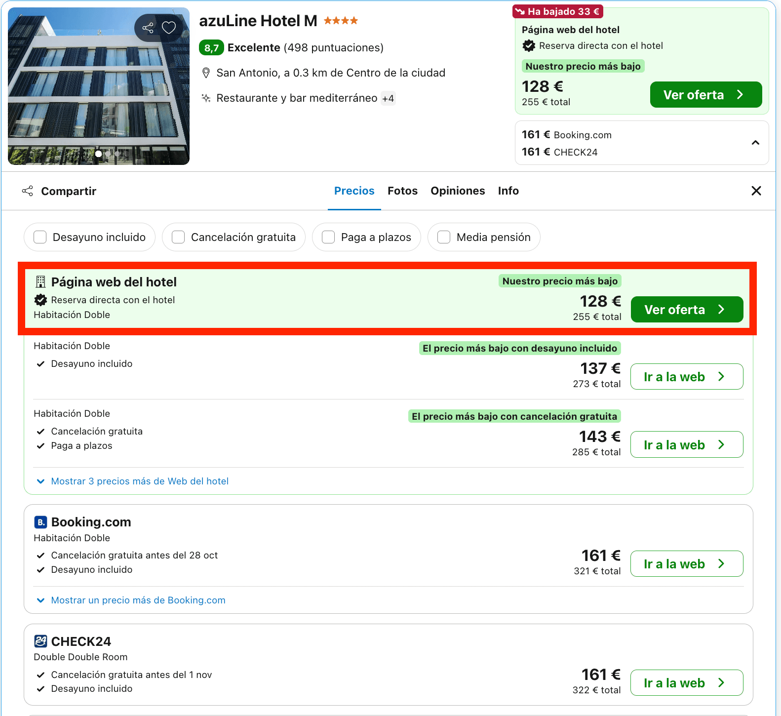 Ibiza: 2 noches en un fantástico hotel 4* con vuelos incluidos desde 148€ p.p.