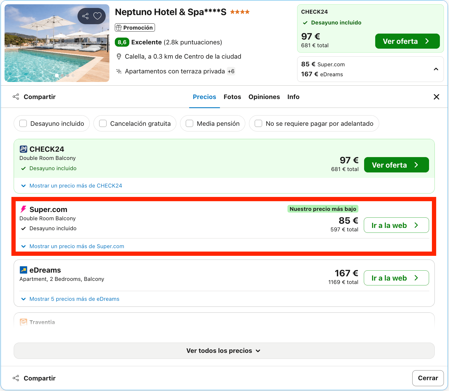 Vacaciones en el Maresme: 7 noches en un fabuloso hotel & spa 4* desde 298€ p.p.