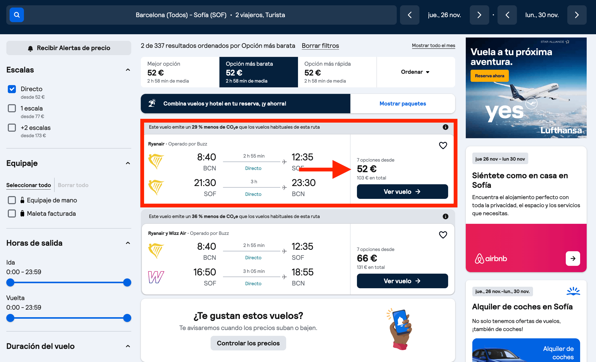 Vuelos a Sofía + 4 noches en un hotel 4* desde 191€ p.p.