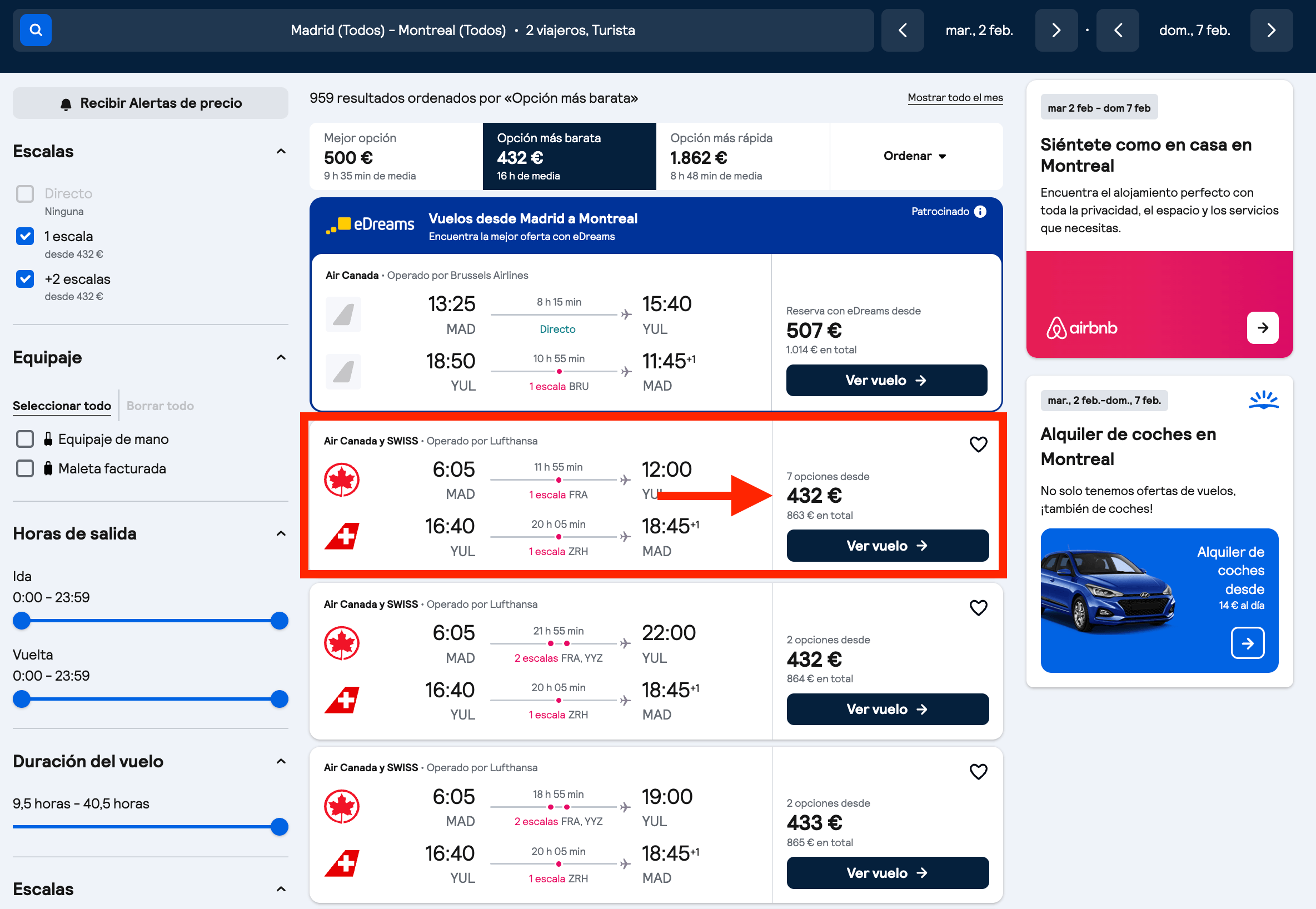 Invierno en Canadá: vuelos directos a Montreal desde solo 432€ ida y vuelta