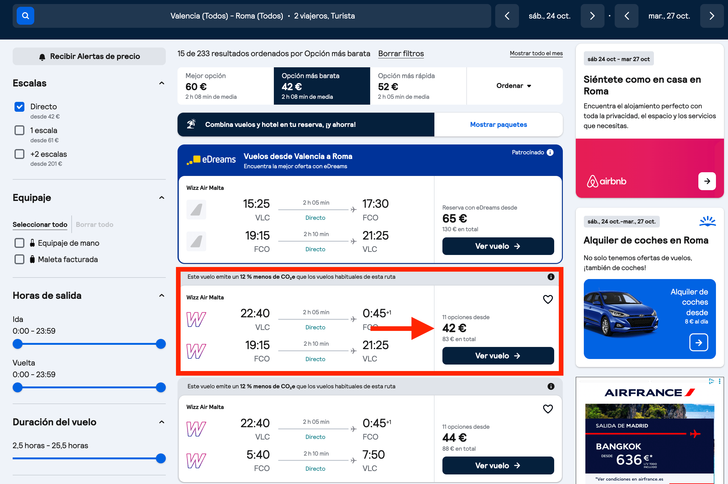 Vuelos a Roma + 3 noches en un hotel 4* desde 345€ p.p.