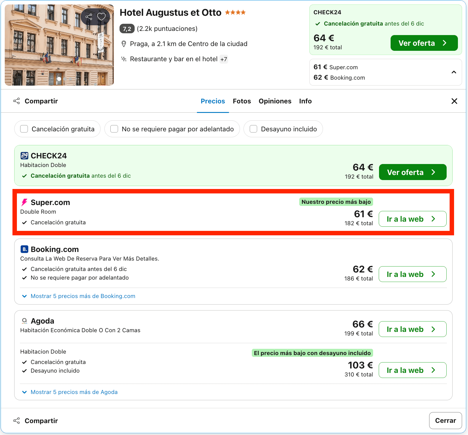 Mercados navideños en Praga: hotel 4* desde 30€ p.p./noche