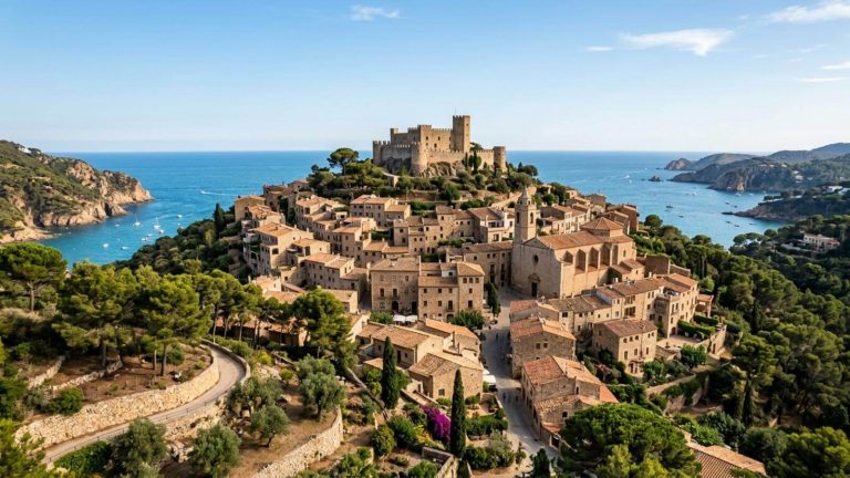 Encantador Parador sobre un acantilado en la Costa Brava desde 58€ p.p./noche