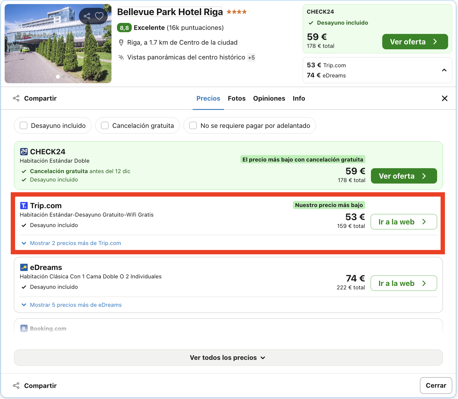 Mercados navideños en Riga (Letonia): hotel 4* cerca del casco antiguo desde 26€ p.p./noche