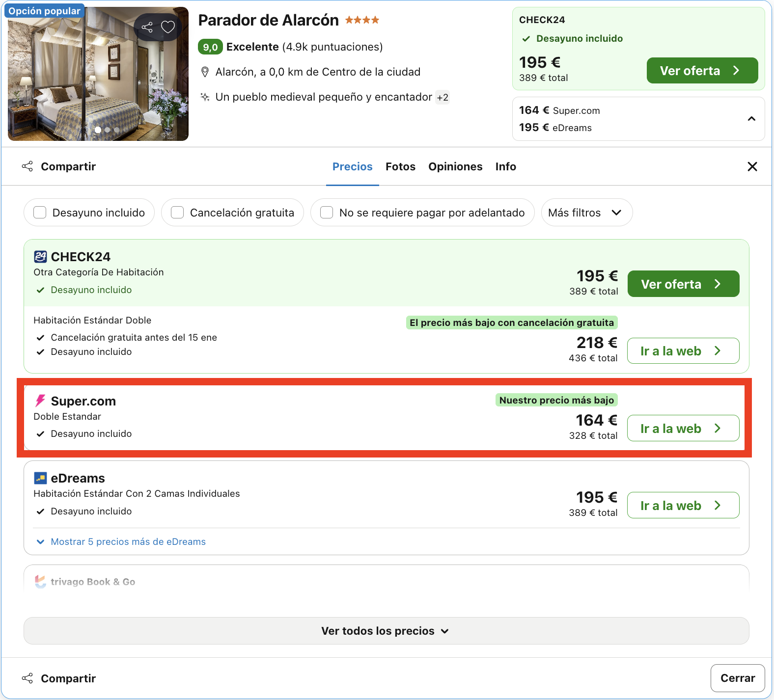 Parador ubicado en un castillo con más de 13 siglos de historia desde 82€ p.p./noche
