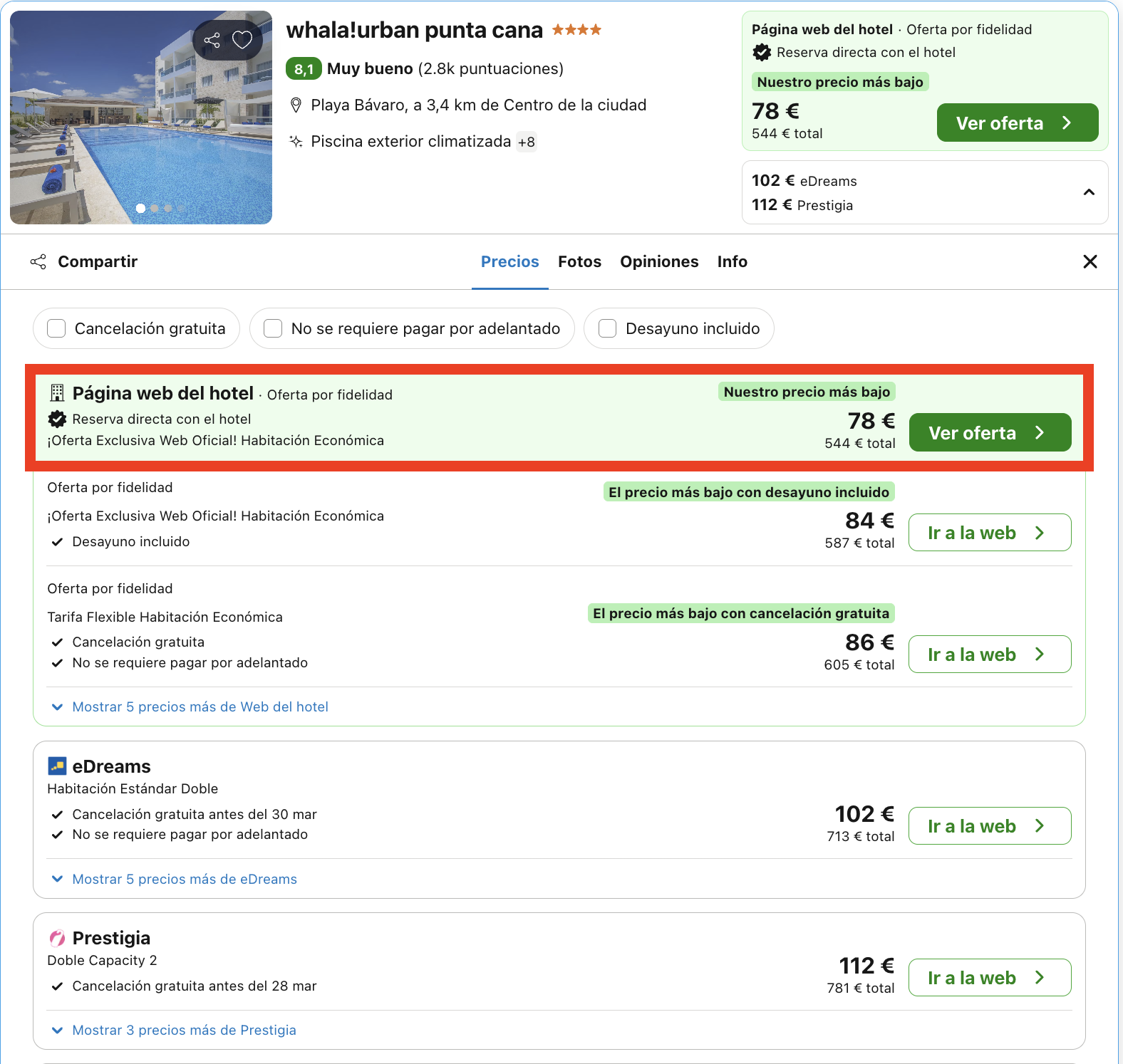 Primavera en Punta Cana: hotel 4* desde 39€ p.p./noche