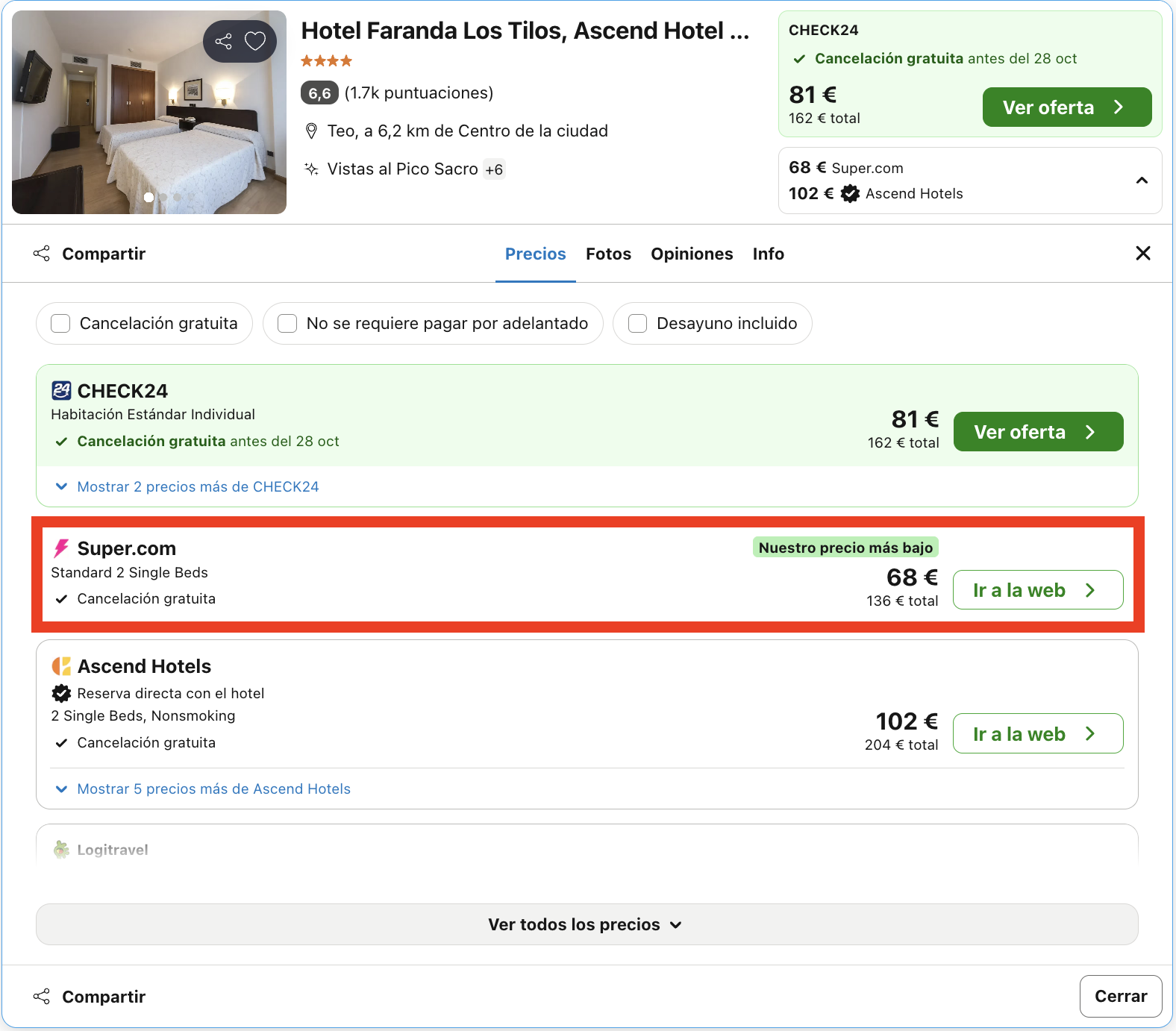 Escapada de fin de semana en Galicia: hotel 4* desde 34€ p.p./noche