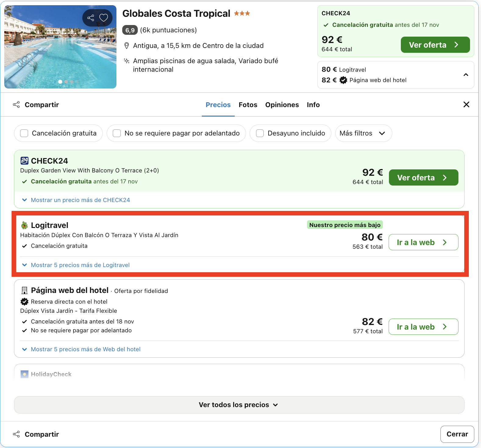 Fuerteventura: vuelos + 7 noches en un hotel con todo incluido desde 395€ p.p.