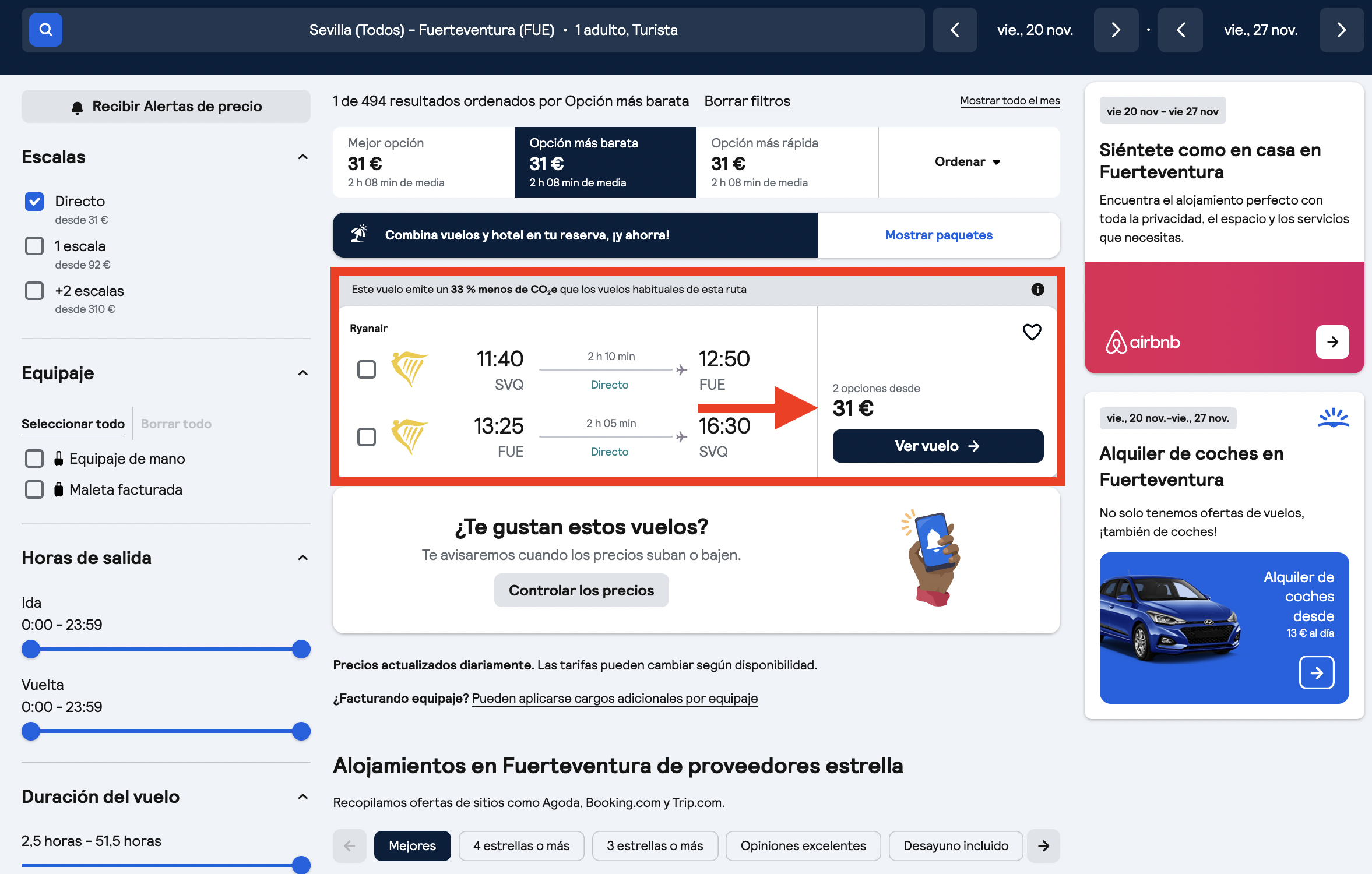 Fuerteventura: vuelos + 7 noches en un hotel con todo incluido desde 395€ p.p.
