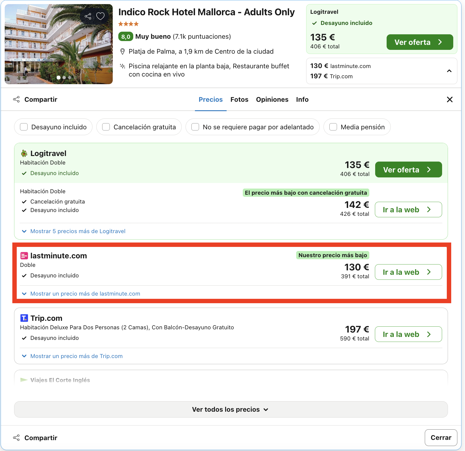 Exclusivo hotel solo para adultos con música en vivo y sesiones de DJ desde 65€ p.p./noche