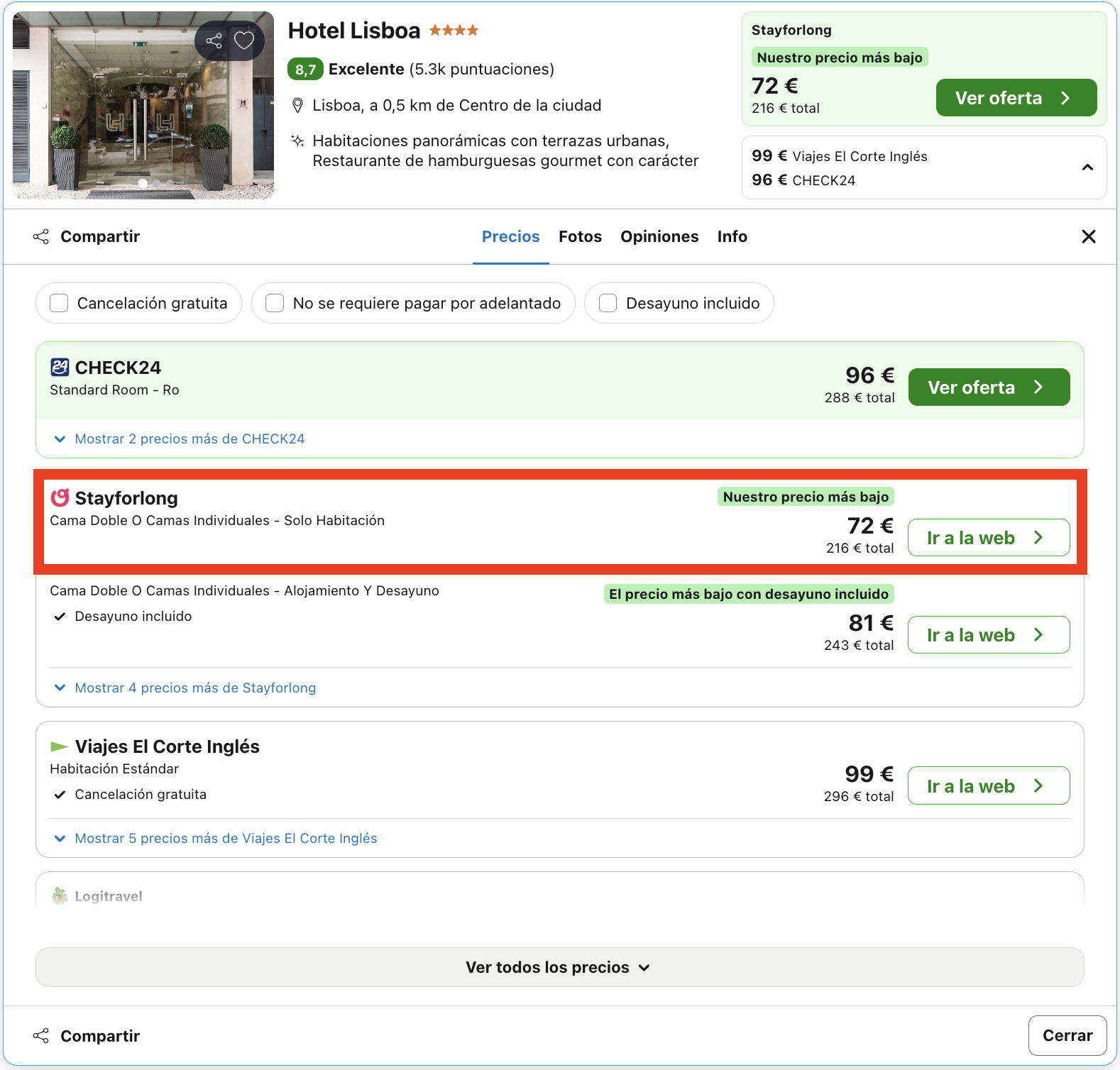 Navidad en Lisboa: hotel 4* desde 36€ p.p./noche