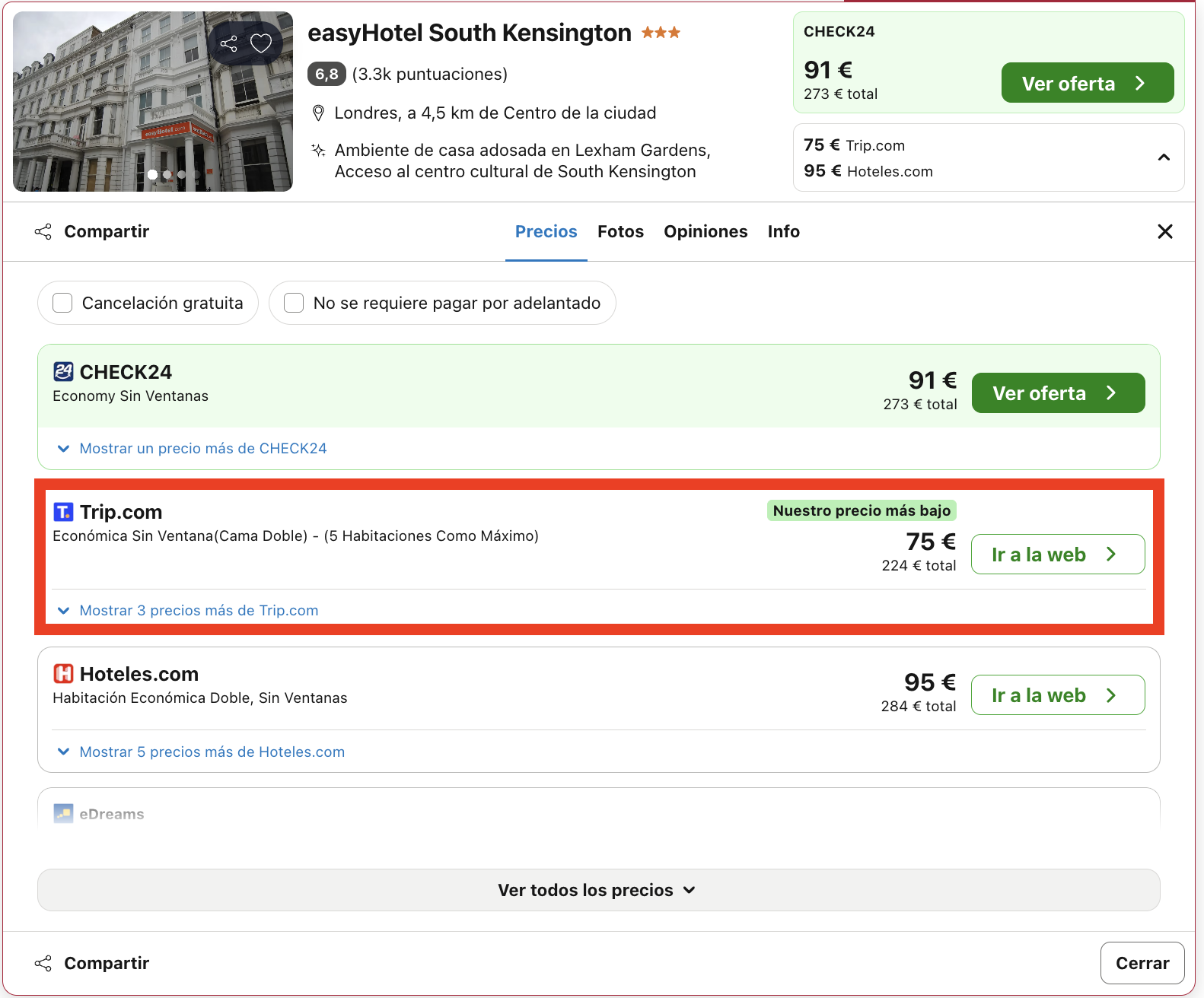 Mercados navideños en Londres: hotel en el centro desde 37€ p.p./noche