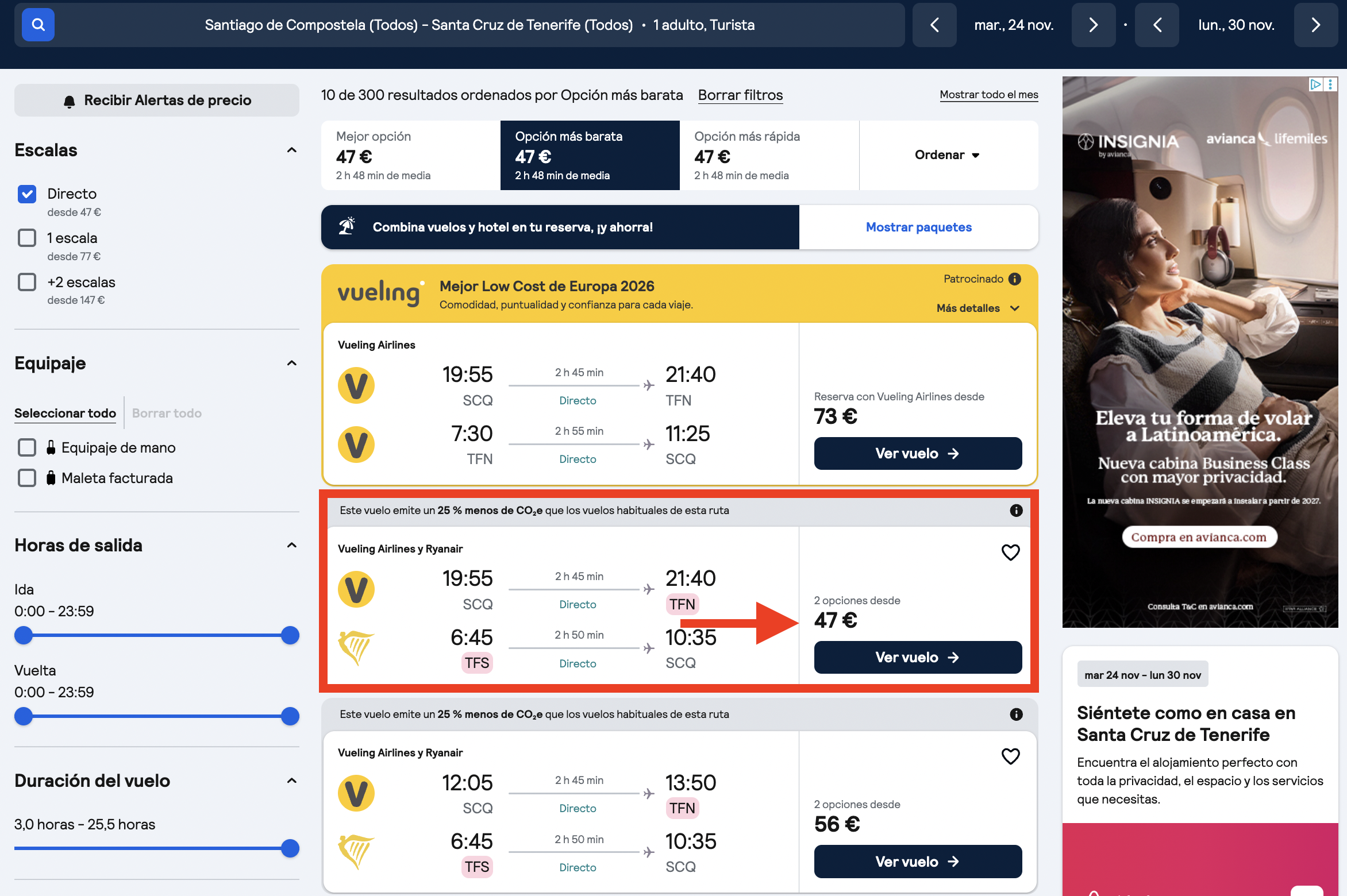 Tenerife: vuelos + 6 noches en un hotel con media pensión desde 292€ p.p.