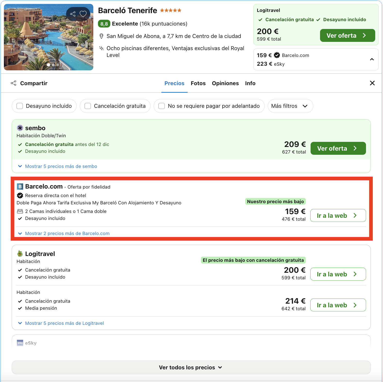 Escapada de lujo a Gran Canaria: resort Barceló 5* con desayuno incluido desde 79€ p.p./noche