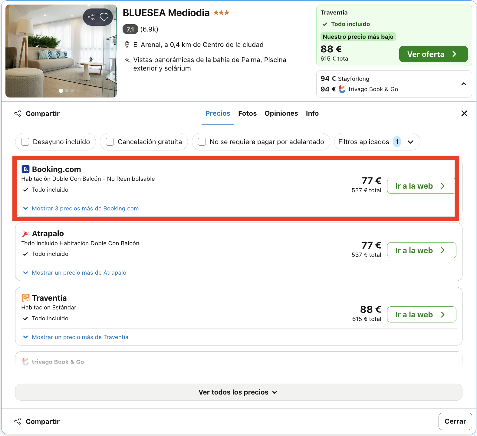 Mallorca: Hotel con impresionantes vistas y todo incluido desde 268€ p.p.