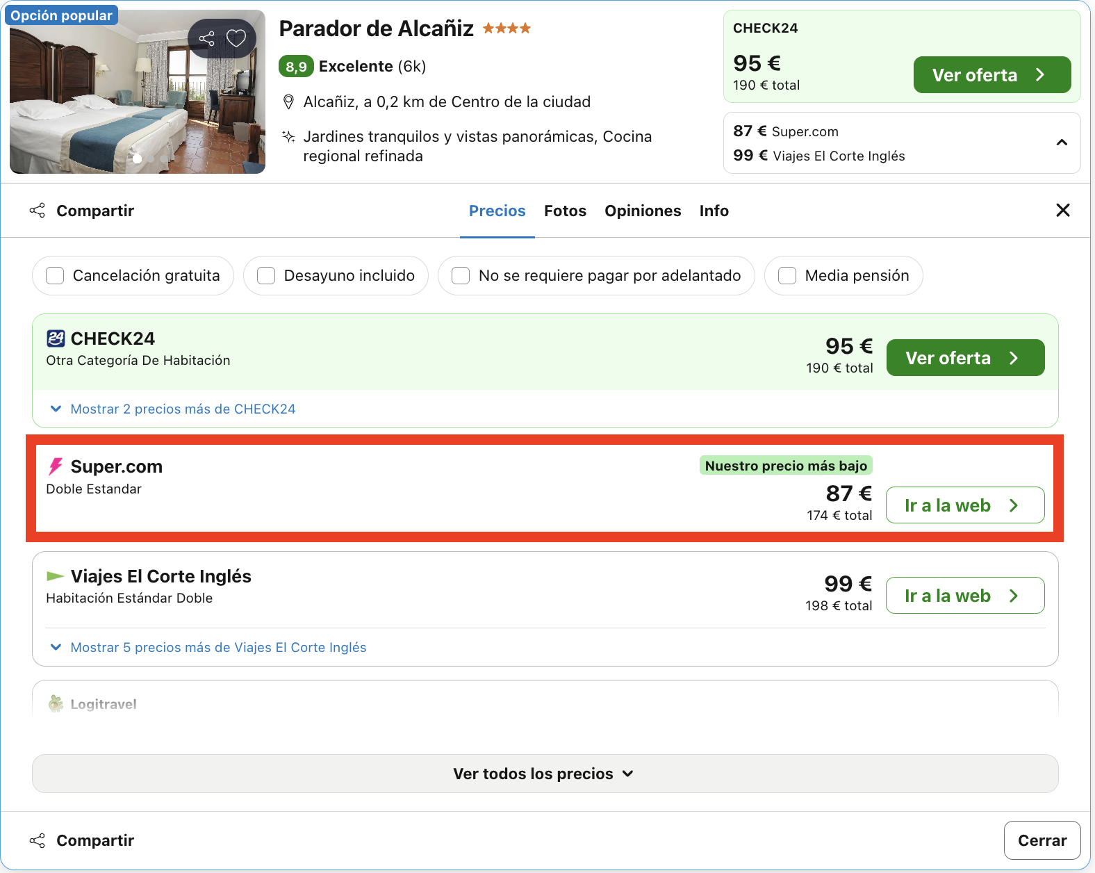 Parador ubicado en un castillo-convento de los siglos XII-XIII desde 43€ p.p./noche