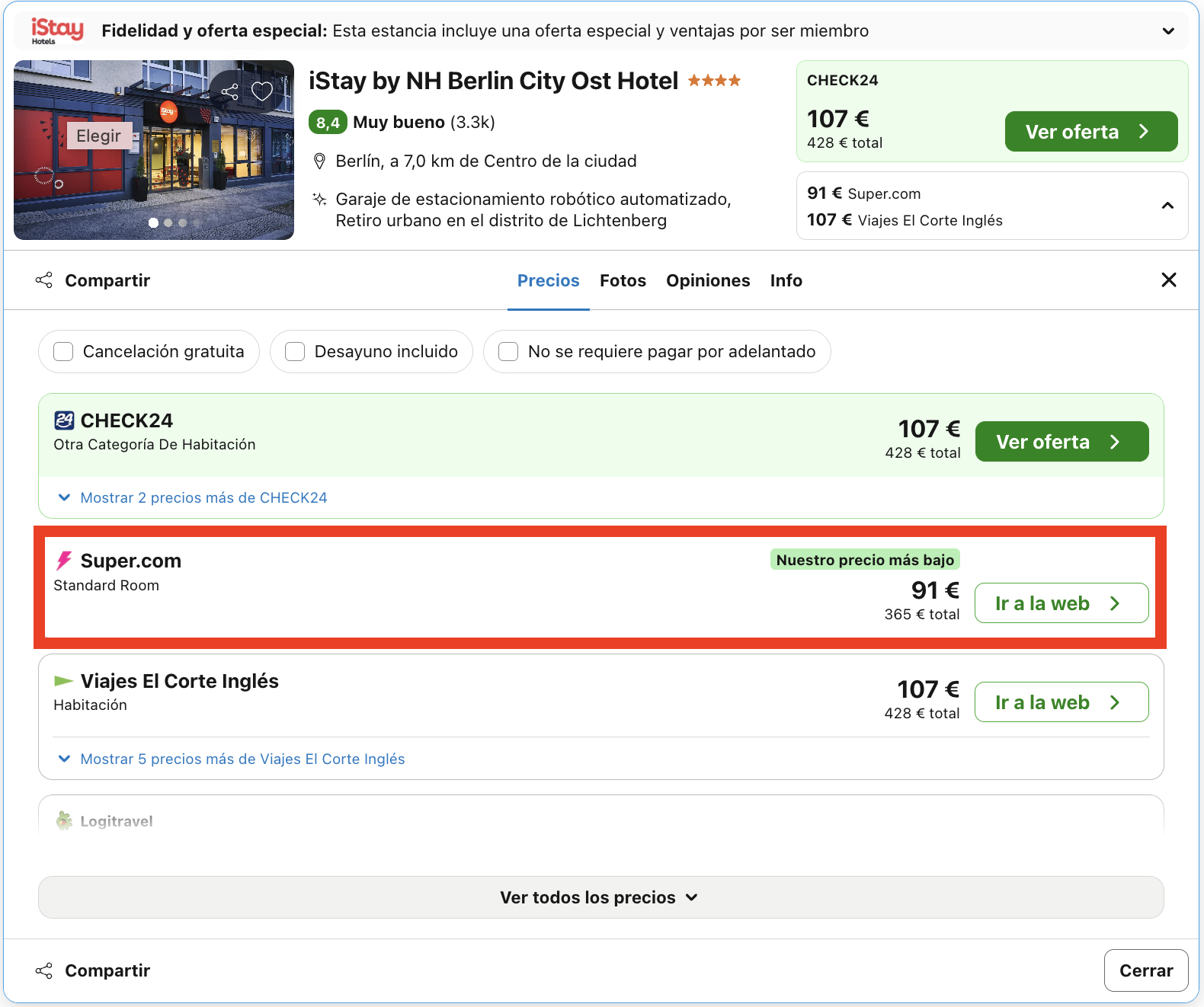 Vuelos a Berlín + 4 noches en un hotel 4* desde 270€ p.p.