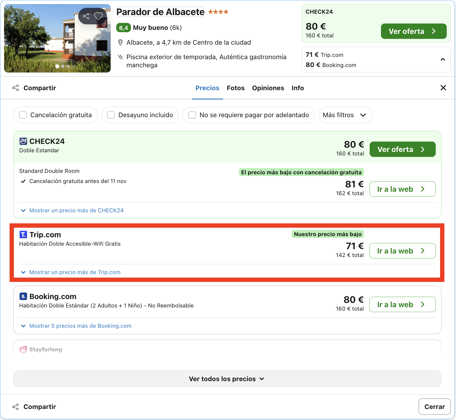 Parador de Albacete: tradición manchega y lujo rural en un solo destino desde 35€ p.p./noche