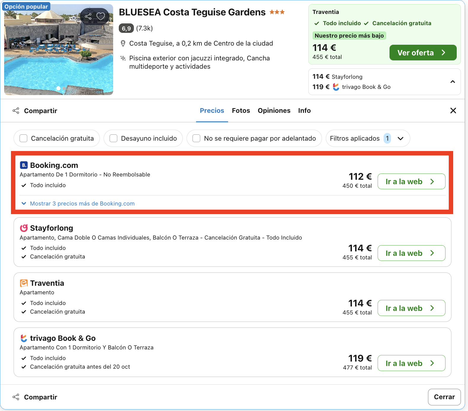 Escapada en Lanzarote: hotel con todas las comidas incluidas desde 56€ p.p./noche
