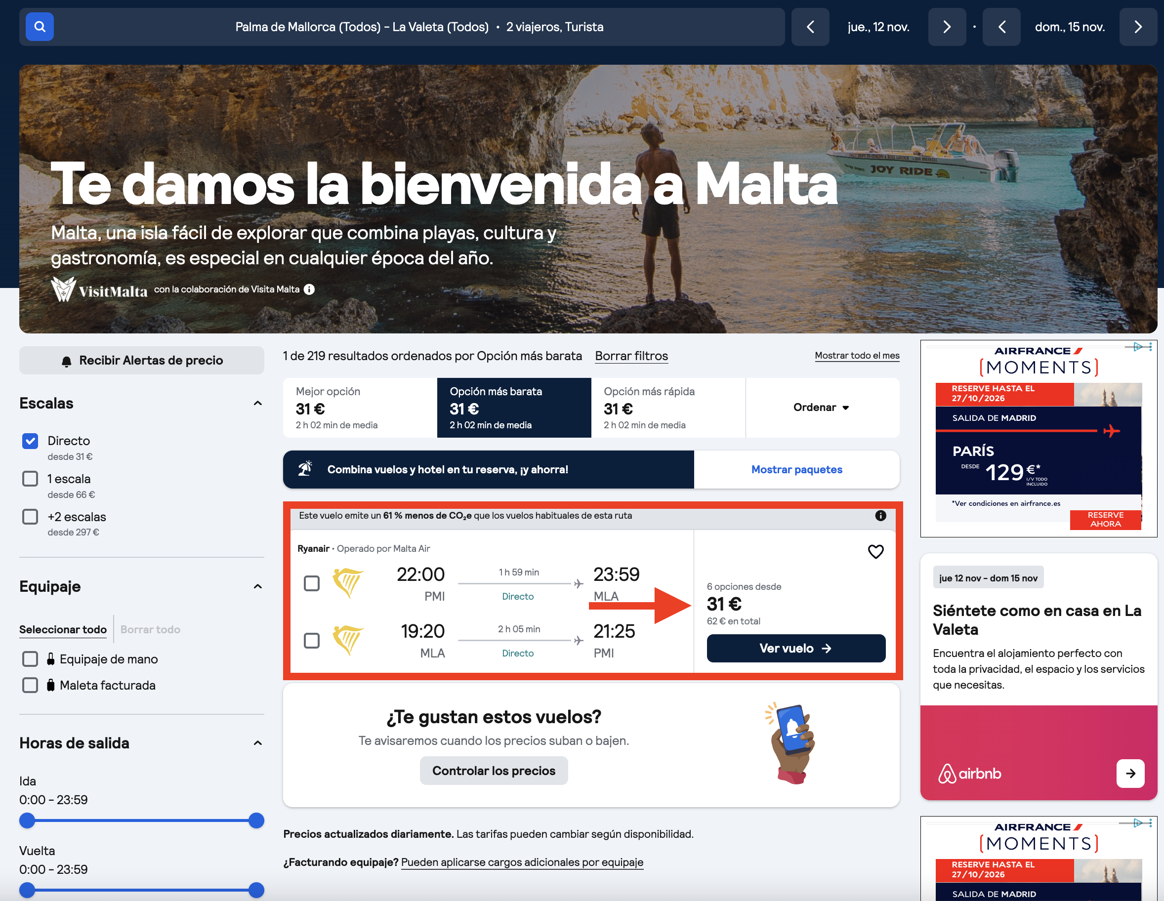 Vacaciones en Malta: vuelos + 3 noches en un aparthotel cerca de la playa desde 275€ p.p.