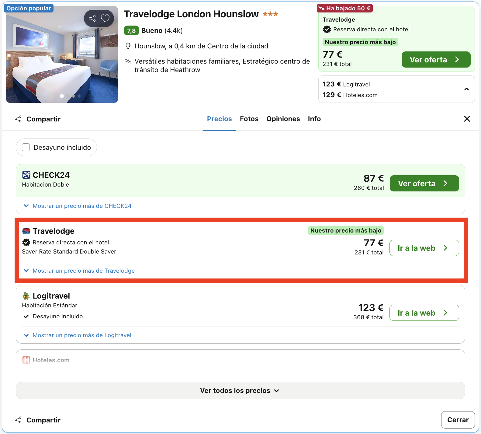 Londres: vuelos + 3 noches desde 154€ p.p.