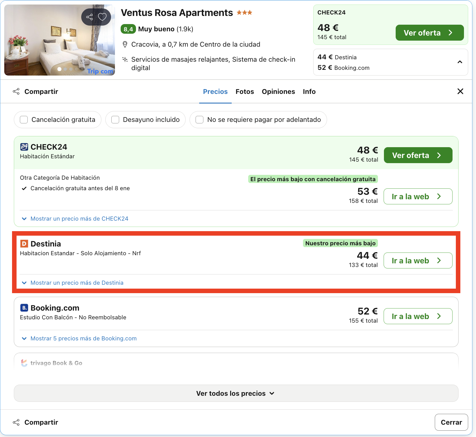 Vuelos a Cracovia + 3 noches en aparthotel boutique en el centro desde 118€ p.p.