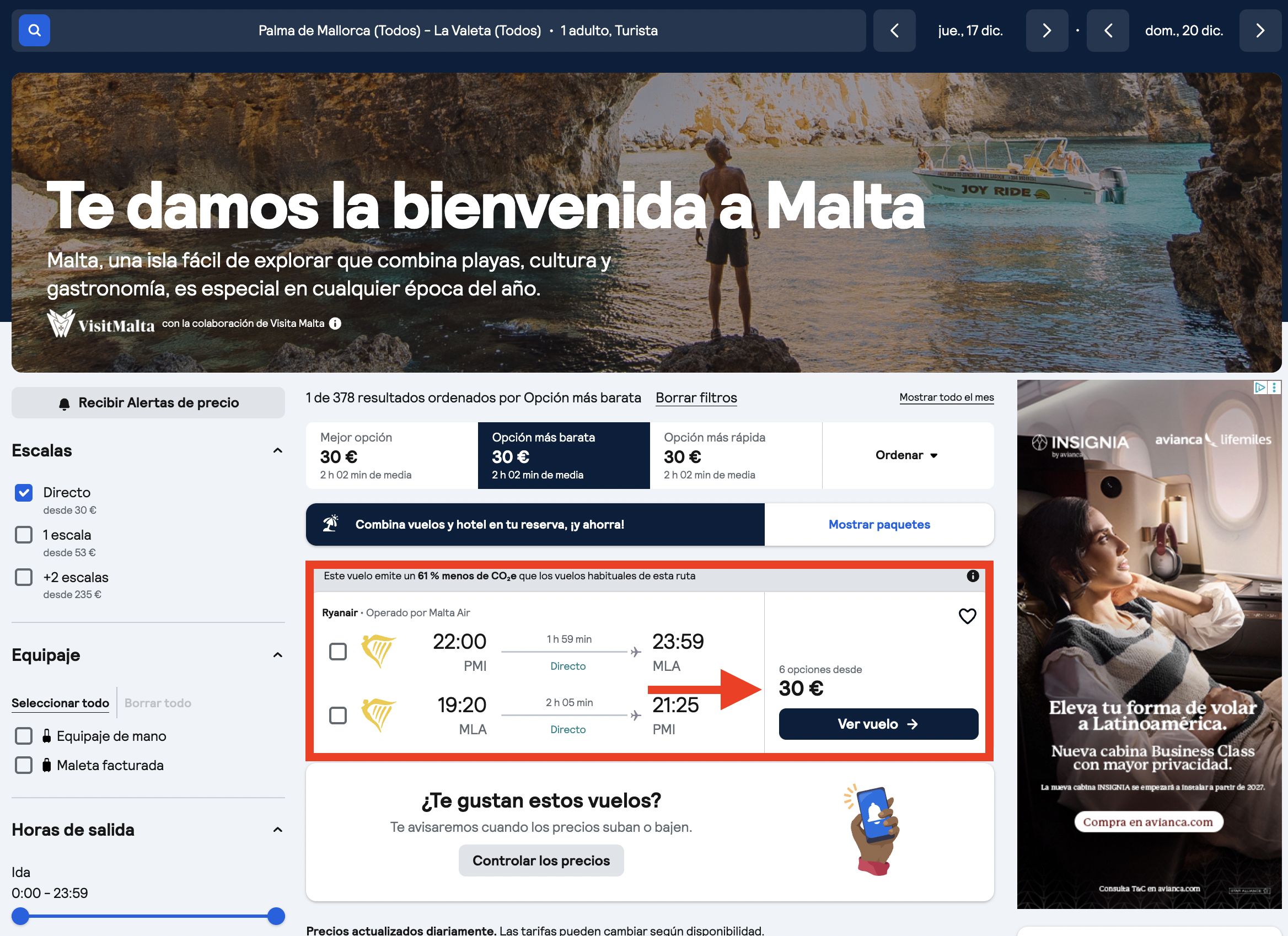 Diciembre en Malta: vuelos desde solo 30€ ida y vuelta