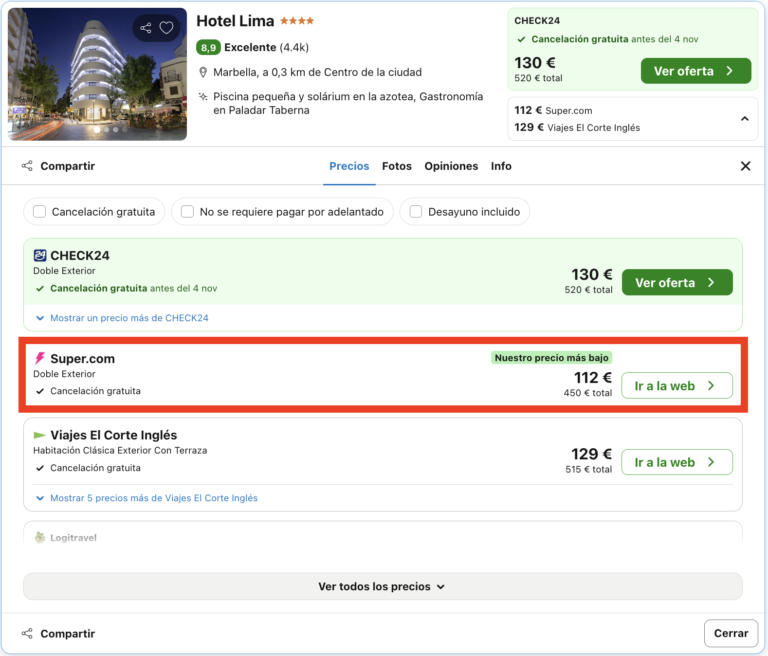 Resort 4* solo para adultos en Marbella desde 56€ p.p./noche